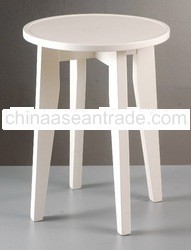 TB 05230.010 Round table 4 legs dia 45x60cm White