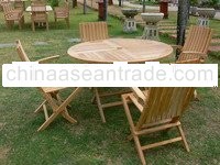 Karen Cair And Round Folding Table 120