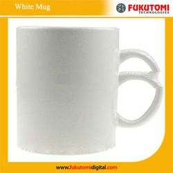 blank coated white mug for sublimation