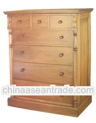 Chest with 7 Drawer w Pillar