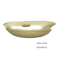 Spun Natural Tube Bamboo Bowl