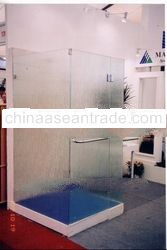 Sandblasted Shower Glass