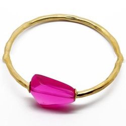 brass bangle recycled glass