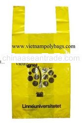 Vest carrier poly plastic bag made in
