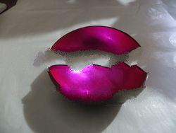 Lacquer coconut bowl