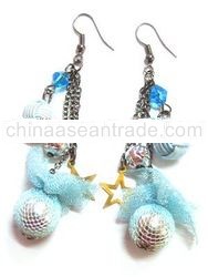 fur ball Earrings