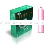 Rbx-Studds-Dotted Male Latex Condom
