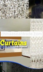 Capiz Curtains White Capiz Tight Strand best for kitchen decors