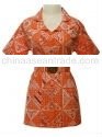 BLUS BATIK ALIKA SUMPIL ORANGE