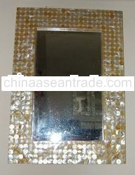 mirror frame from mother of pearl