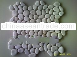 Ivory White Mosaic Pebble Tile
