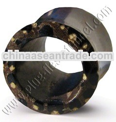 Organic Flesh Tunnel, Plug, Expander from Horn, Bone, Wood, Resin