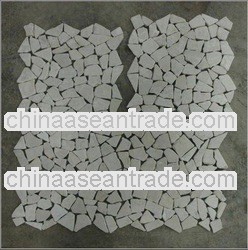 Broken Tile Interlocking Marble Natural Stone Flooring