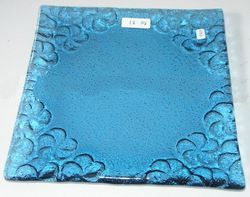 F. Fany pojok, 20x20 Kc. biru Glass Craft