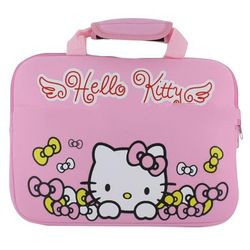 Kitty 10" Laptop/Notebook Shockproof Elastic Bag /Case (Pink)