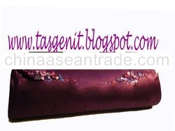 BEADED Handbags Purple Clutch Bags (CODE 236)