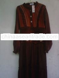 Embroidered Denim Softjean robe Blunglon IM2