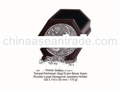 Wooden Silver Ornament