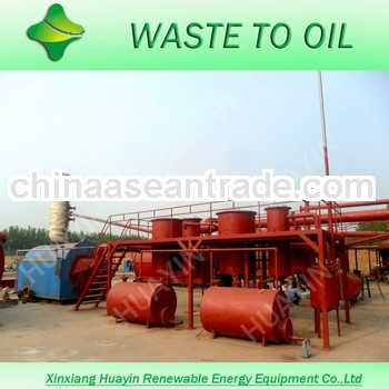used oil recycling plant