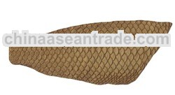 Soft Tilapia Leather Brown Olive