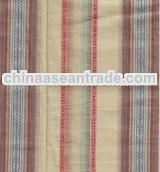 Multicolor Color Stripe Cotton Yarn Fabric