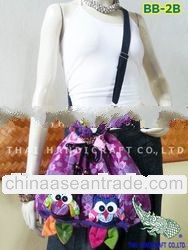 Thai shoulder bag Patchwork OWL Design