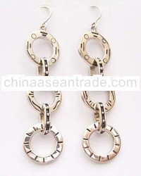 Silver Engrave Earring