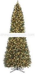 12' PRE-LIT SLIM ARTIFICIAL CHRISTMAS TREE 1500 LIGHTS