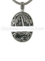 Sterling Silver Designer Bali Jewelry , Bali Pendant , Bali Jewelry , Silver Pendant