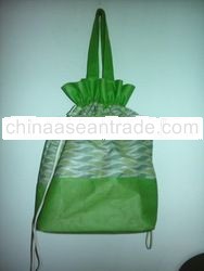 fabric bag green