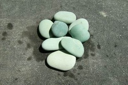 Green pebble
