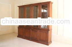 French Furniture - Bibliotheque Four Door with Glass