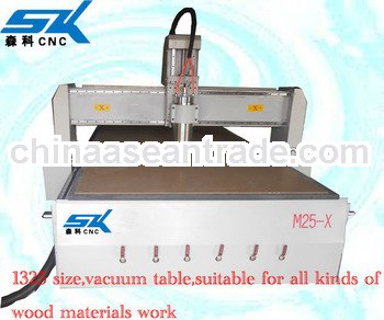 vacuum table,1325size SKW series cnc cutting machine price