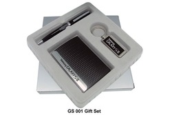 Christmas_New Year Business Gift Set_Metal Pen_Keychain & Name Card Holder