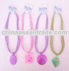 Cotton Multi Strand Necklace