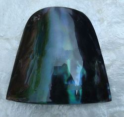 black pearl grey shell jewelry