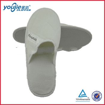 velvet printed logo eva sole bedroom slipper