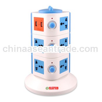 vertical extension socket china factory&extension socket with usb