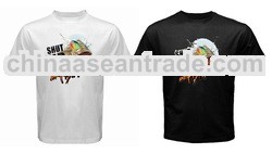 Fishing T-Shirt Shut Up And Fish New Men's Black / White T-Shirt Sz S--XL