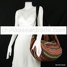 24 inch Multi-Color Handwoven Cotton Shoulder Bag