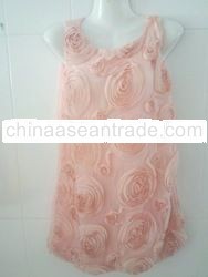 Rose Chiffon Dress
