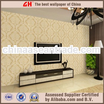 vinyl good waterproof interior natural texture wallpaper