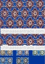 Custom Polyester / Nylon Rigid All-Over Raschel Lace