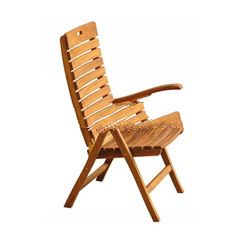 Teak Outdoor Furniture - Villa Reclining Chair