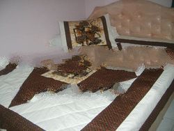 BS-007 Bedding set Batik Wayang