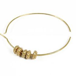 brass bangle cuff Y.799b