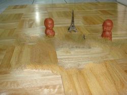 Wire Back Wood Flooring