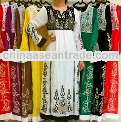 Embroidered Zulu Dress-Doori