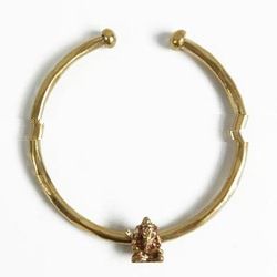 brass bangle cuff Y-755b
