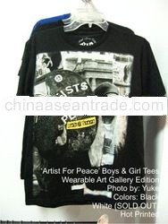 ARTIST FOR PEACE boy tees